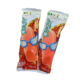 蒙牛55g绿色心情红莎莎雪糕