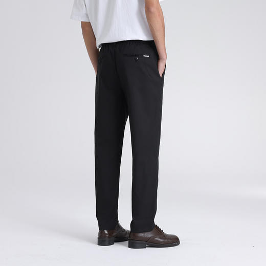 GXG男装26夏季时尚简约日常通勤商务休闲舒适亲肤男式直筒长裤K&C 商品图3