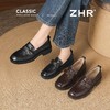 ZHR则则头层羊皮山茶花复古乐福鞋女2026新款舒适柔软平底小皮鞋 商品缩略图6