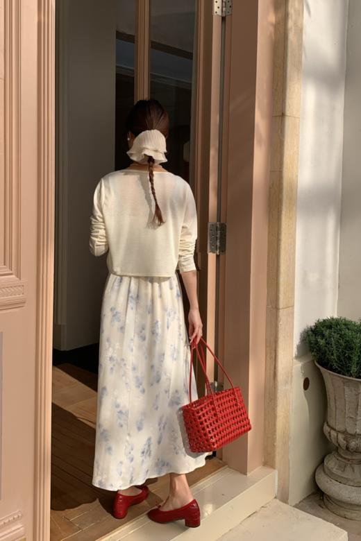 amadella 浪漫清新碎花开衫收腰连衣裙 22276 商品图8