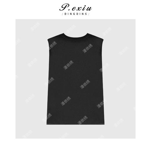 04-1潘依绣丁丁宠粉【减龄裙】三角烫钻减龄无袖垫肩懒人裙WH00356 商品图2