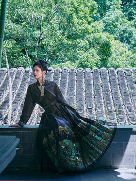 【重回汉唐楚辞】直领对襟衫马面裙套装日常可穿百搭明制汉服女装