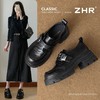 ZHR则则羊皮质感百搭乐福鞋女2026春季新款厚底增高单鞋透气皮鞋 商品缩略图1