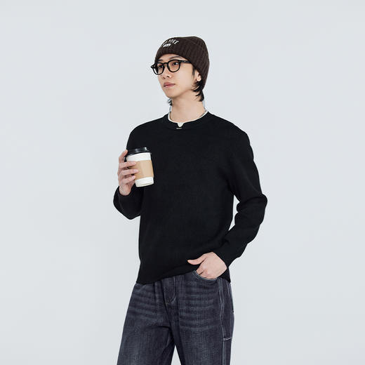 【新品上新】HX 冬季圆领毛衫S107544292101 商品图1
