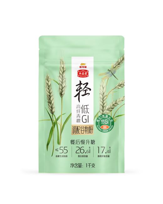 金龙鱼丰益堂低GI高纤调配谷物粉1kg   丰富膳食纤维  更健康更营养 商品图3
