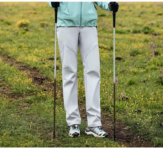 裁缝学苑AH122户外登山徒步软壳裤子纸样女装加绒加厚防风直筒裤样板 商品图1