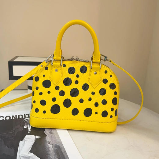 LV x YK ALMA BB 水波纹牛皮 黄色 波点 贝壳包 商品图1
