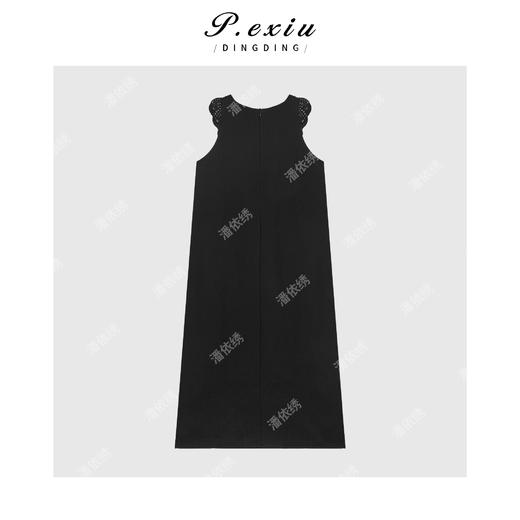 04-3潘依绣丁丁宠粉复古钩花镂空背心连衣裙Q97643 商品图1