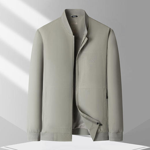 【DPS】大依优型大码男装棒球领夹克外套行政商务休闲上衣加肥加大码 商品图1