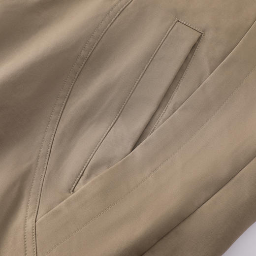 GXG男装26春季时尚格纹撞色设计日常百搭简约翻领男式休闲夹克K&C 商品图7