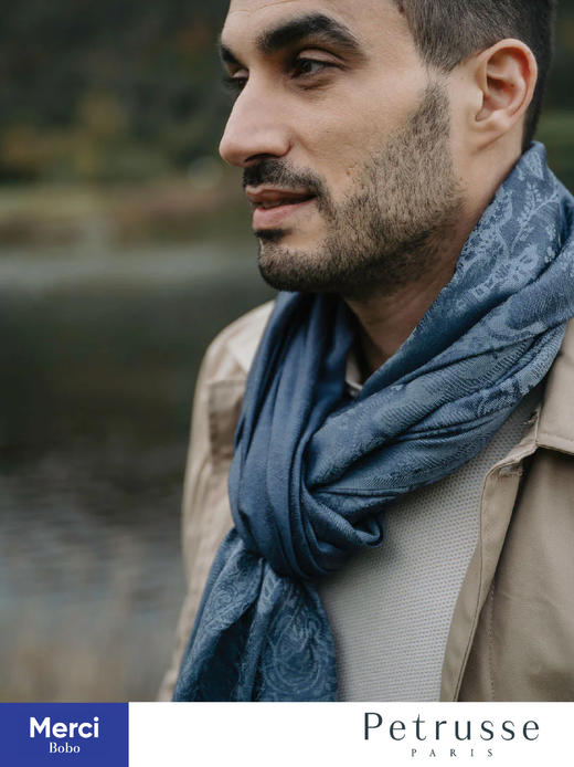 Petrusse 贝图丝 Palma 帕尔玛 羊毛真丝长巾 商品图12