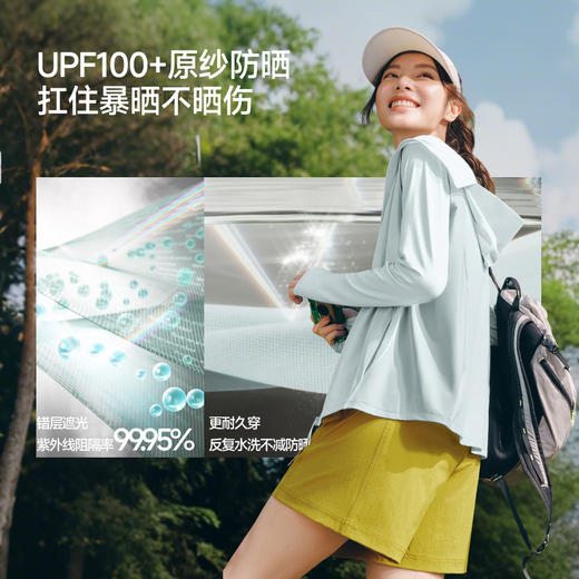 【26春夏新品】蕉下女士透气防晒衣（宽松款）AS100 商品图2