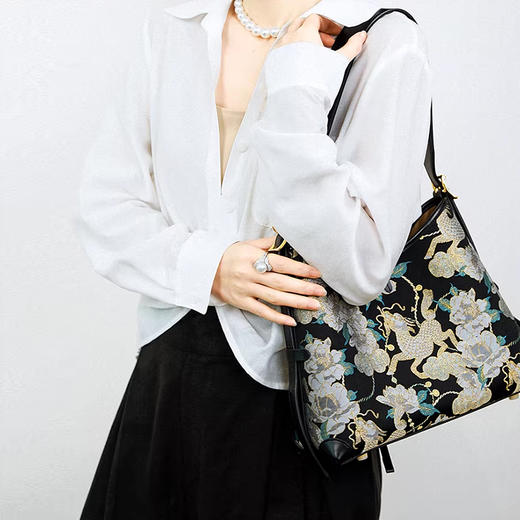 裁缝学苑AS632龙须包宋锦包包纸样女装单肩带斜跨包服装打板 商品图1