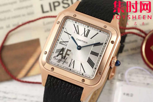 AF卡地亚山度士杜蒙系列 桑托斯大号 中性腕表 成熟魅力之典范 表盘尺寸43.5X31.4mm 小手腕男生福音 商品图1