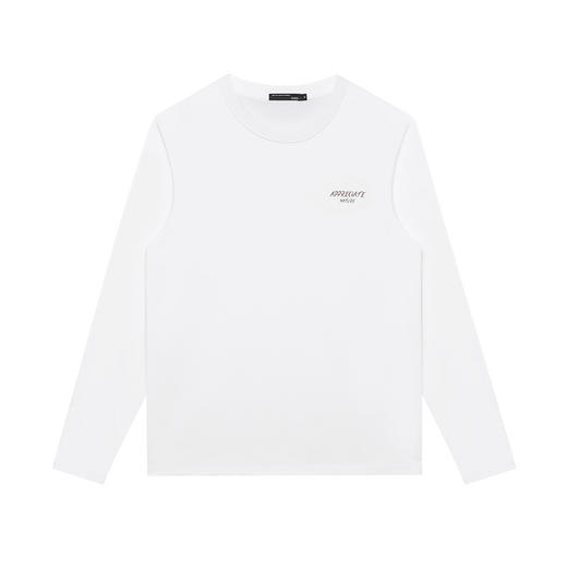 GXG男装【100%棉】26春季落日图案潮流后背男式圆领休闲长袖T恤K&C 商品图1