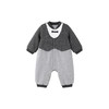 英氏婴儿衣服冬季假两件男童连身衣男宝礼服保暖衣服新款冬季男宝周岁哈衣 商品缩略图4