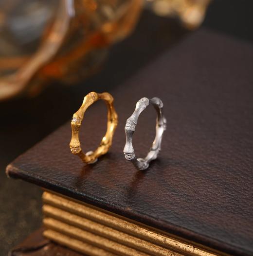 新年新气象节节高 好运乘风/节节高升戒指   银镀金戒指  （非质量问题 不退不换） 商品图0