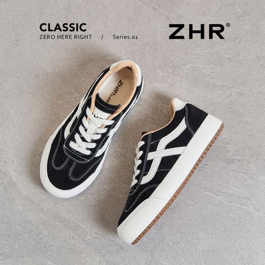 ZHR复古帆布鞋女2026春季新款百搭ins学生休闲鞋透气内增高运动鞋 商品图9