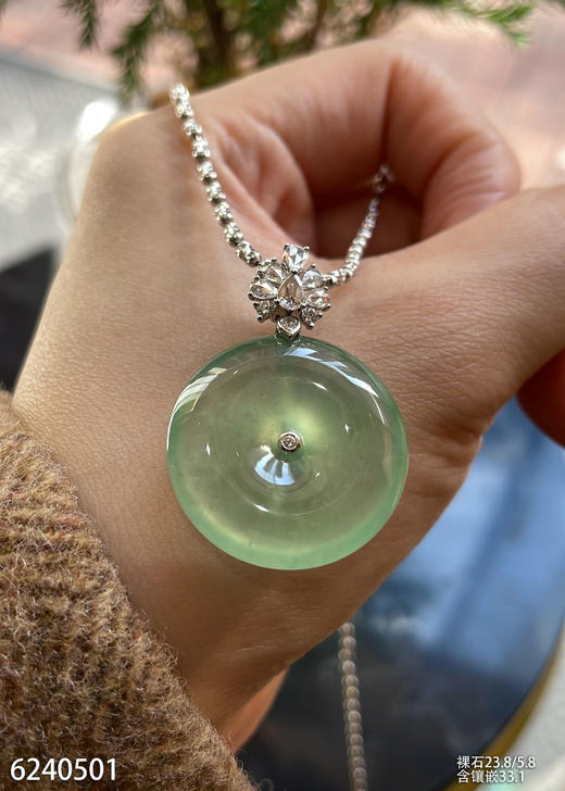 6240501，平安扣吊坠。具体价格微信咨询 商品图2