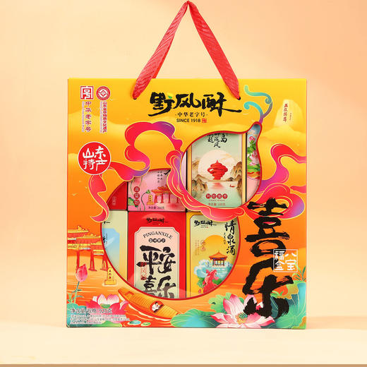 野风酥八宝福盒礼盒【山东必买好品】 商品图3