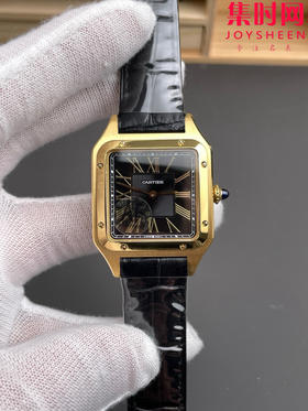 AF卡地亚山度士杜蒙系列 桑托斯大号 中性腕表 成熟魅力之典范 表盘尺寸43.5X31.4mm 小手腕男生福音