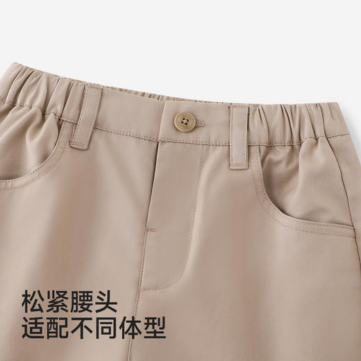 【高定系列】英氏儿童裤子女童春夏棕色长裤百搭新款宝宝休闲裤装 商品图2