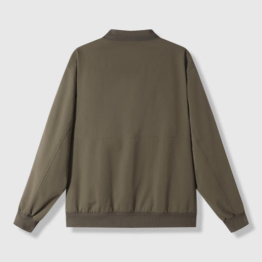 GXG男装26春季潮流棒球服日常通勤简约纯色经典宽松休闲男式夹克K&C 商品图5