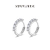 【预售】ShiningHouse[培育] 18k金钻石耳饰 圆钻形人工真钻人造钻石K金耳圈排钻耳环时尚钻石耳饰耳环悦己送礼臻选【此商品不支持7天无理由退货退款】预计3日发货 商品缩略图1
