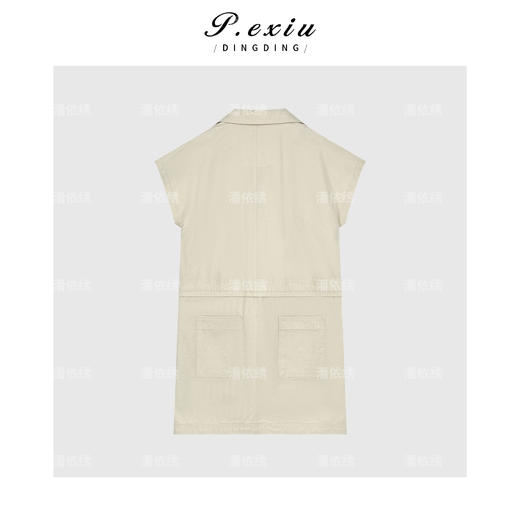 04-3潘依绣丁丁宠粉法式通勤气质高级感连衣裙Q12944 商品图1