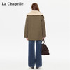 天猫同步【赵露思同款】拉夏贝尔/La Chapelle轻奢派克服~大翻领+内里羊羔毛工装保暖外套 商品缩略图2