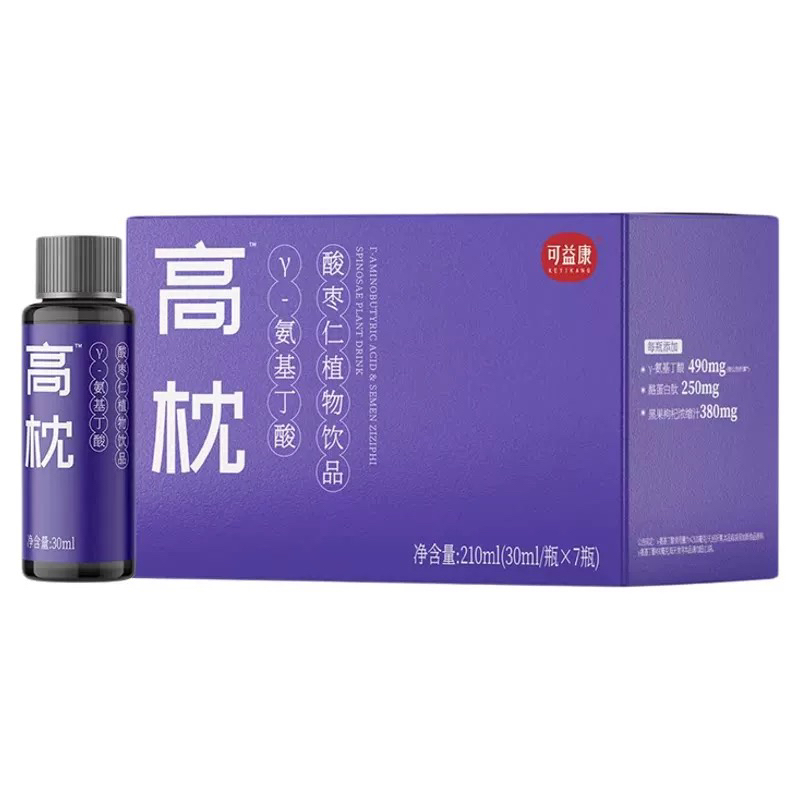 可益康高枕TM酸枣仁茯苓百合γ氨基丁酸  中式组方 温和无依赖   30ml*7瓶*1盒