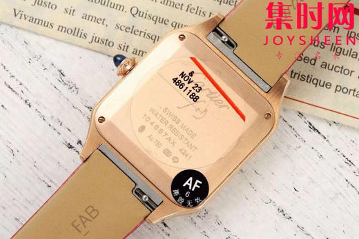 AF卡地亚山度士杜蒙系列 桑托斯大号 中性腕表 成熟魅力之典范 表盘尺寸43.5X31.4mm 小手腕男生福音 商品图5