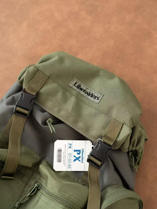 原单正品 Liberaiders® PX旅行户外背包。绿色，黑色 商品图9