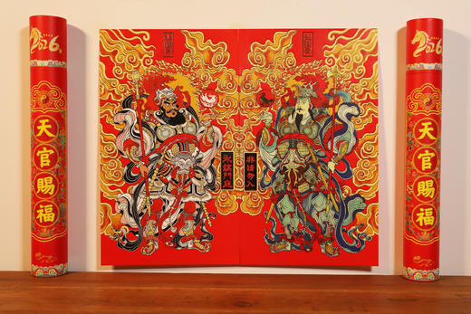 新春门神，大吉大利，永镇门庭，双面印制 商品图5