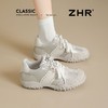 【头层猪皮】ZHR软底增高阿甘鞋百搭轻便德训鞋新款户外休闲鞋女 商品缩略图9