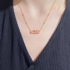 梅西卡 满钻灵动项链 单链 move系列 （XTY）