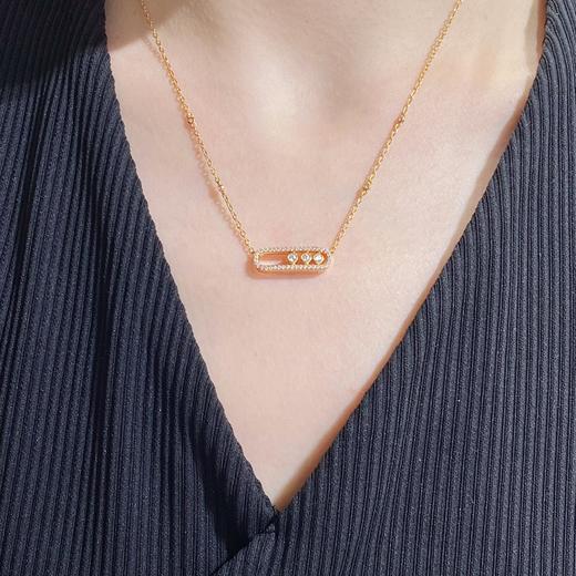 梅西卡 满钻灵动项链 单链 move系列 （XTY） 商品图0