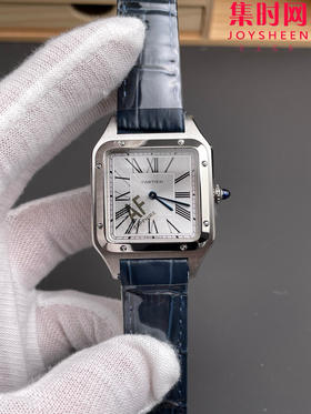 AF卡地亚山度士杜蒙系列 桑托斯大号 中性腕表 成熟魅力之典范 表盘尺寸43.5X31.4mm 小手腕男生福音