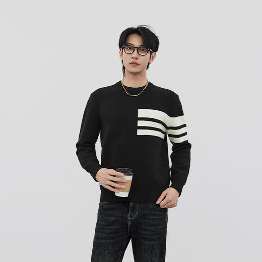 【新品上新】HX 冬季圆领毛衫S107544240101/02 商品图1