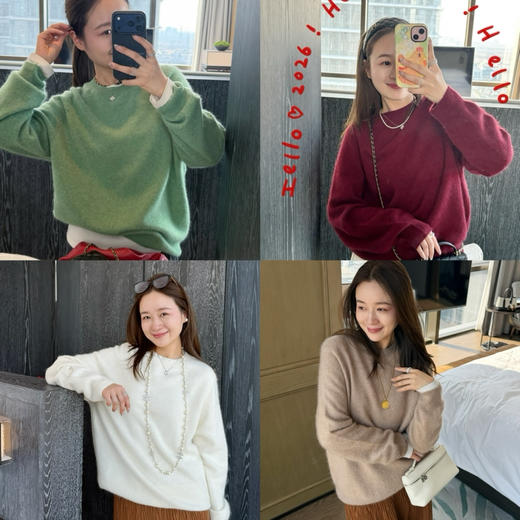 2601403    金丝 羊毛拉毛 针织衫 商品图0