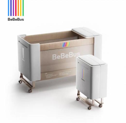 BeBeBus婴儿床多功能大白床智能可升降拼接大床可折叠宝宝床 商品图0