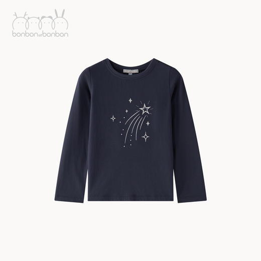 星星绣花打底衫 商品图0