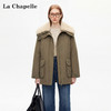 天猫同步【赵露思同款】拉夏贝尔/La Chapelle轻奢派克服~大翻领+内里羊羔毛工装保暖外套 商品缩略图0