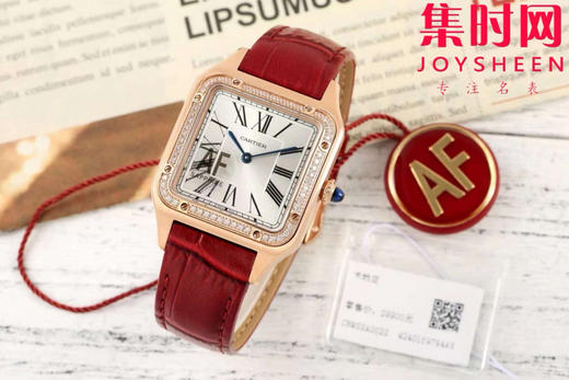AF卡地亚山度士杜蒙系列 桑托斯大号 中性腕表 成熟魅力之典范 表盘尺寸43.5X31.4mm 小手腕男生福音 商品图0