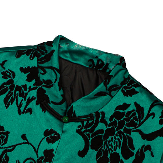 NANSONGSILK/NS新中式国风立领时尚提花盘扣新中式羽绒马甲上衣F10D54836Z南宋 商品图2