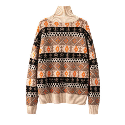 S·Y·C【暖心】100纯山羊绒高领加厚保暖毛衣女CYR240199 商品图4