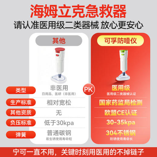 可孚海姆立克防噎仪急救器自动防窒息急救仪官方器械正品防噎神器 商品图1