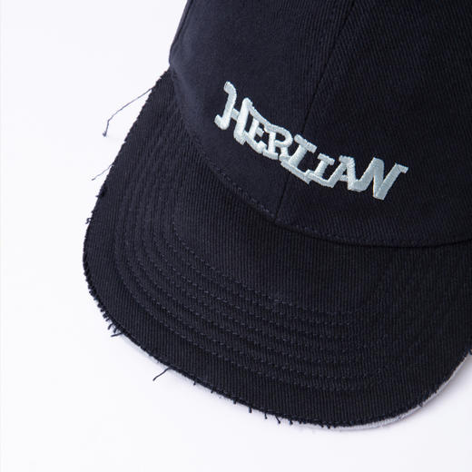 HERLIAN 2026年春季新品logo刺绣抽绳设计撞色百搭棒球帽 商品图2