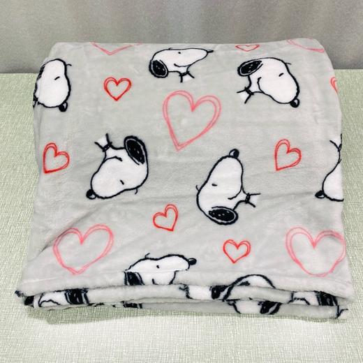 出口老美史努比满印牛奶绒毛毯 商品图4