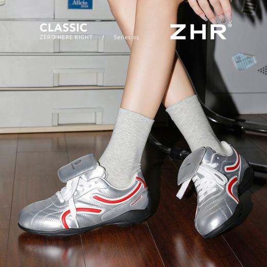 ZHR则则猪皮垫内增高阿甘鞋2026春情侣款百搭德训鞋轻便休闲鞋女 商品图8
